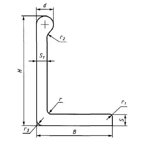 Алюминиевые бульбоугольники 25x20x2 мм Д19ч ГОСТ 13617-97